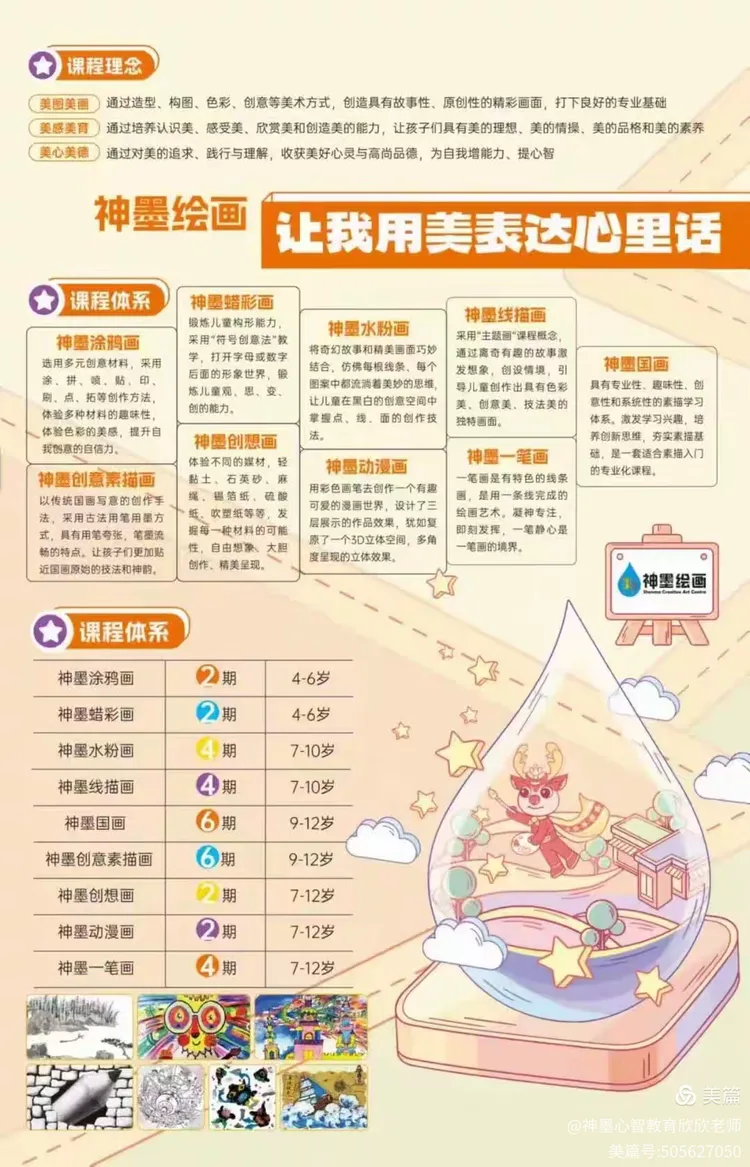 🎉🎉🎉高安瑞湖现代幼儿园神墨绘画班开课啦!